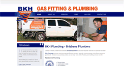 Desktop Screenshot of bkhplumbing.com.au