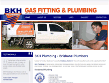 Tablet Screenshot of bkhplumbing.com.au
